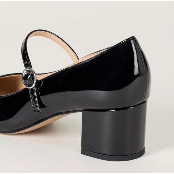 The Drop Women's Black Heeled Mary Janes - Picture 3 of 5